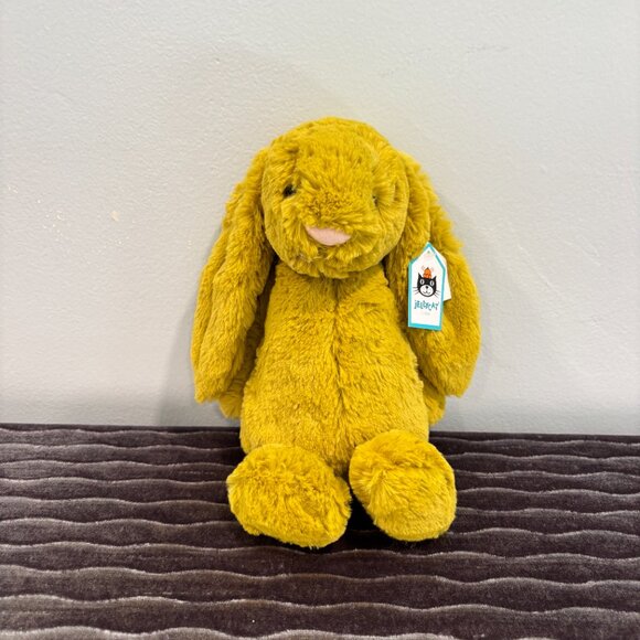 RARE Jellycat Medium Bashful Zingy Bunny BNWT - Picture 2 of 6